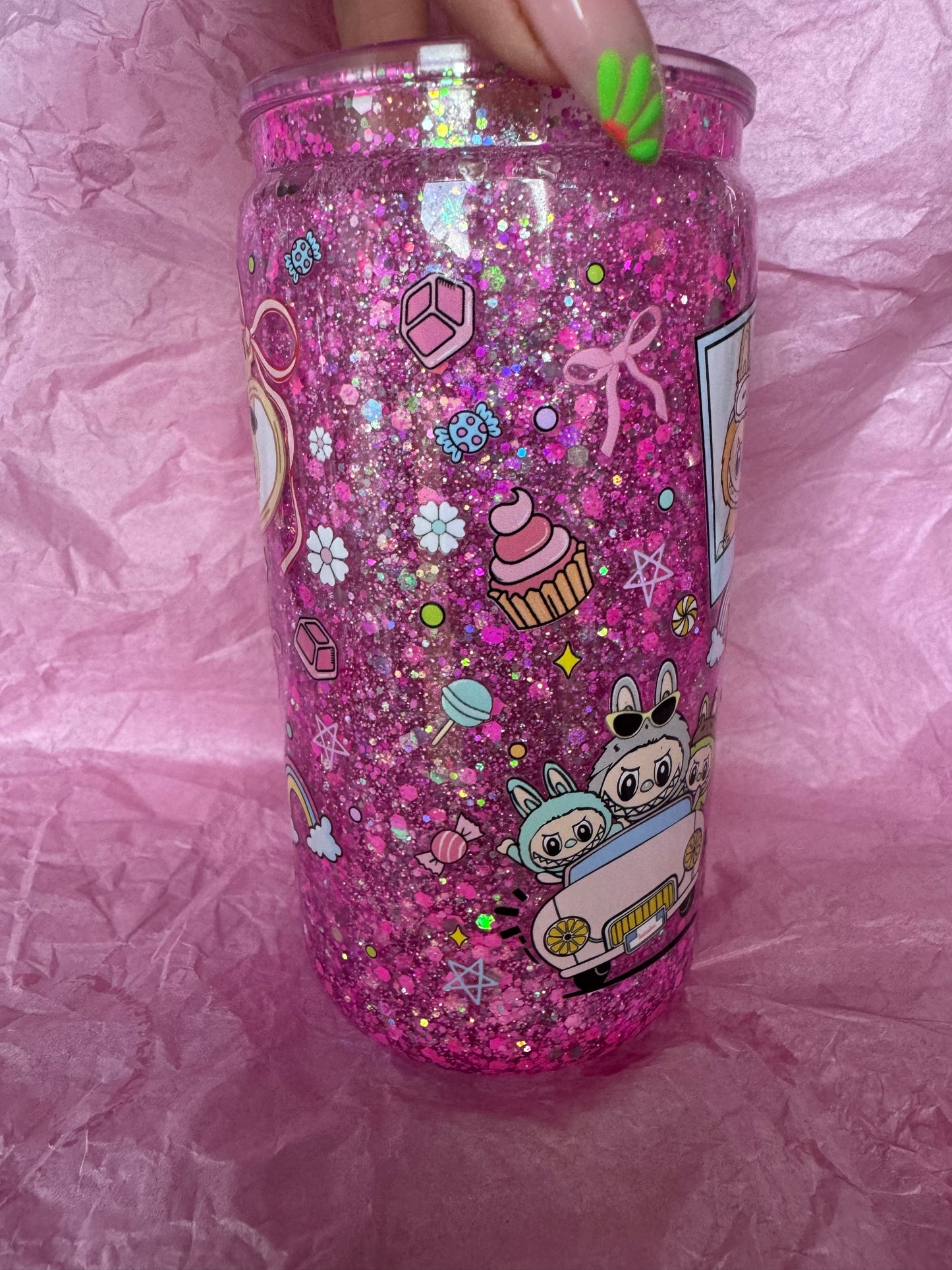 Little Monster Pink Libbey Can