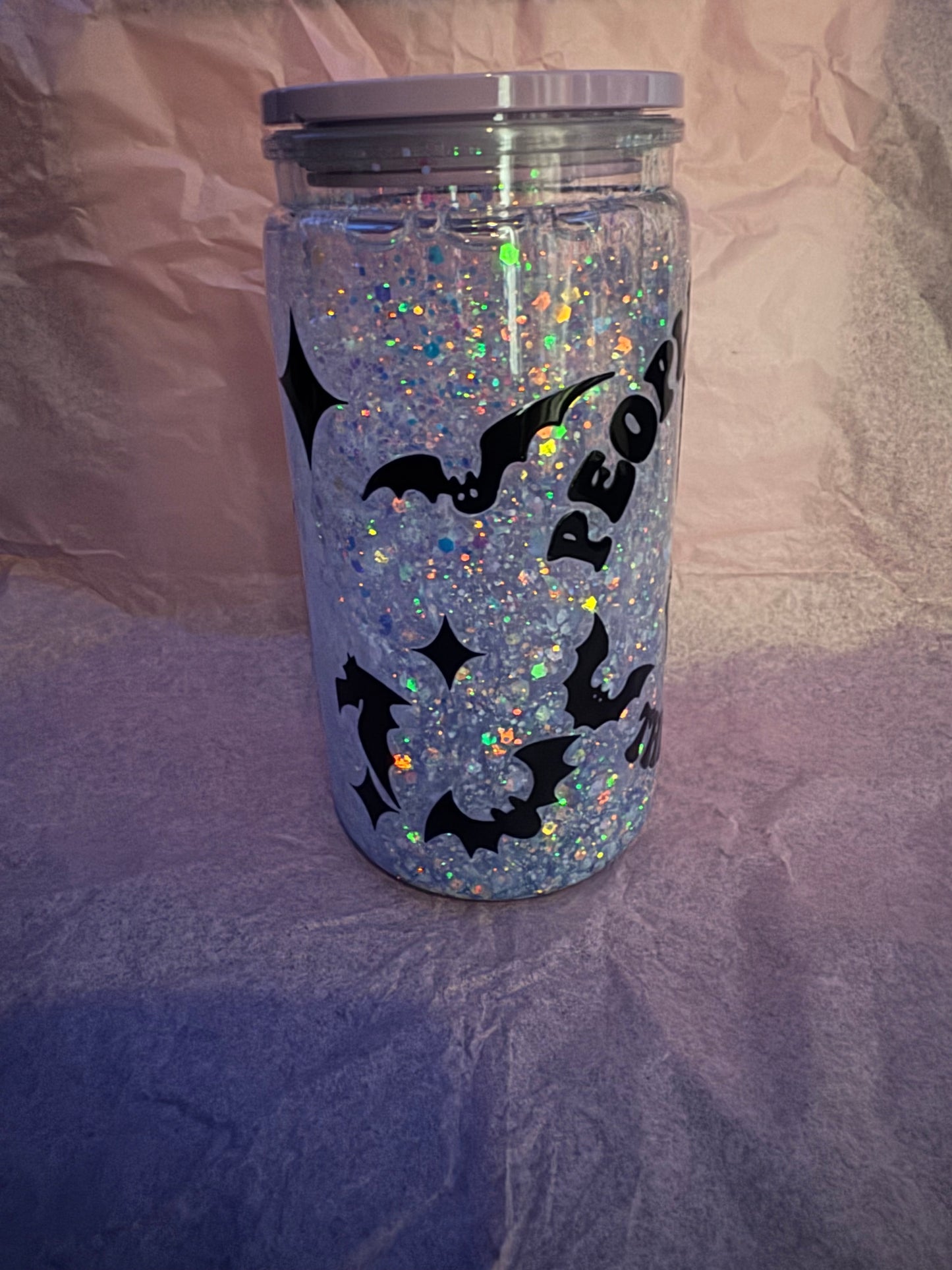 People Give Me The Creeps 16oz Snowglobe Can