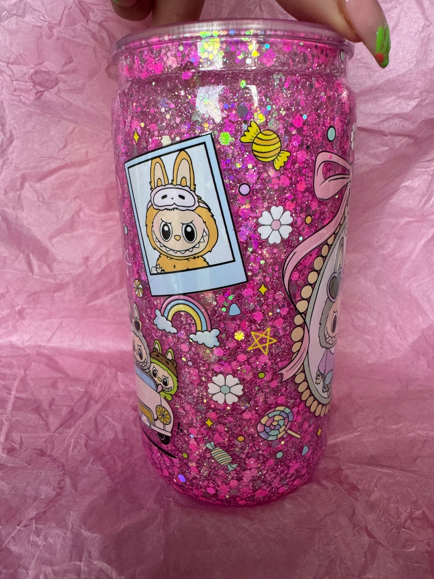 Little Monster Pink Libbey Can