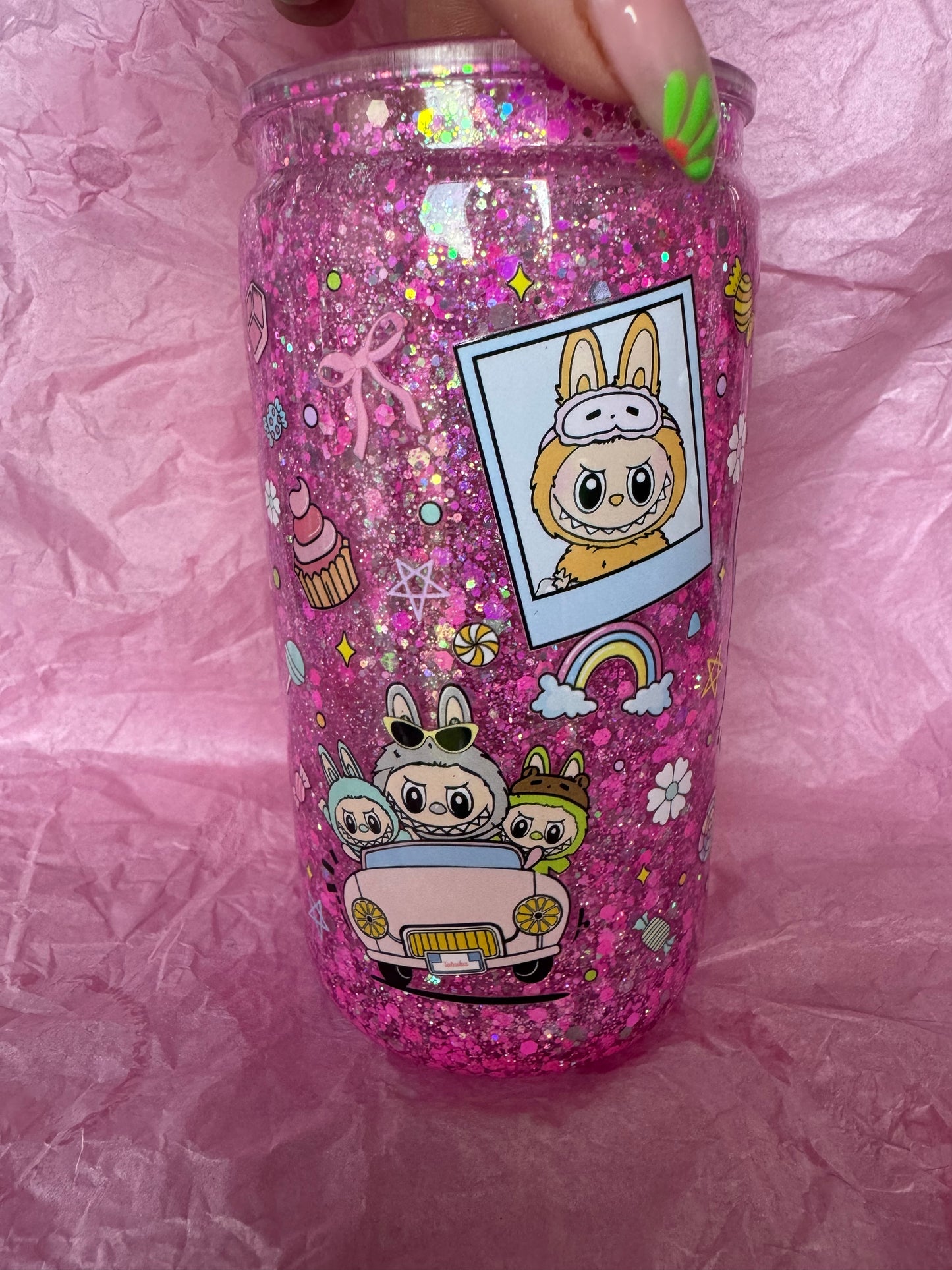 Little Monster Pink Libbey Can