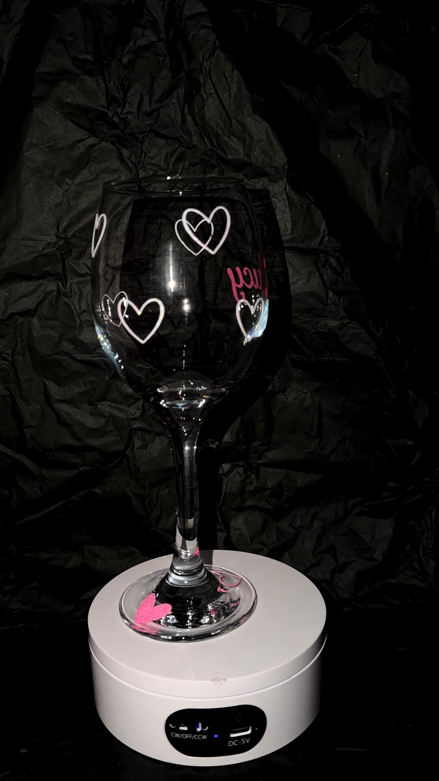 Personalised Wine Glass