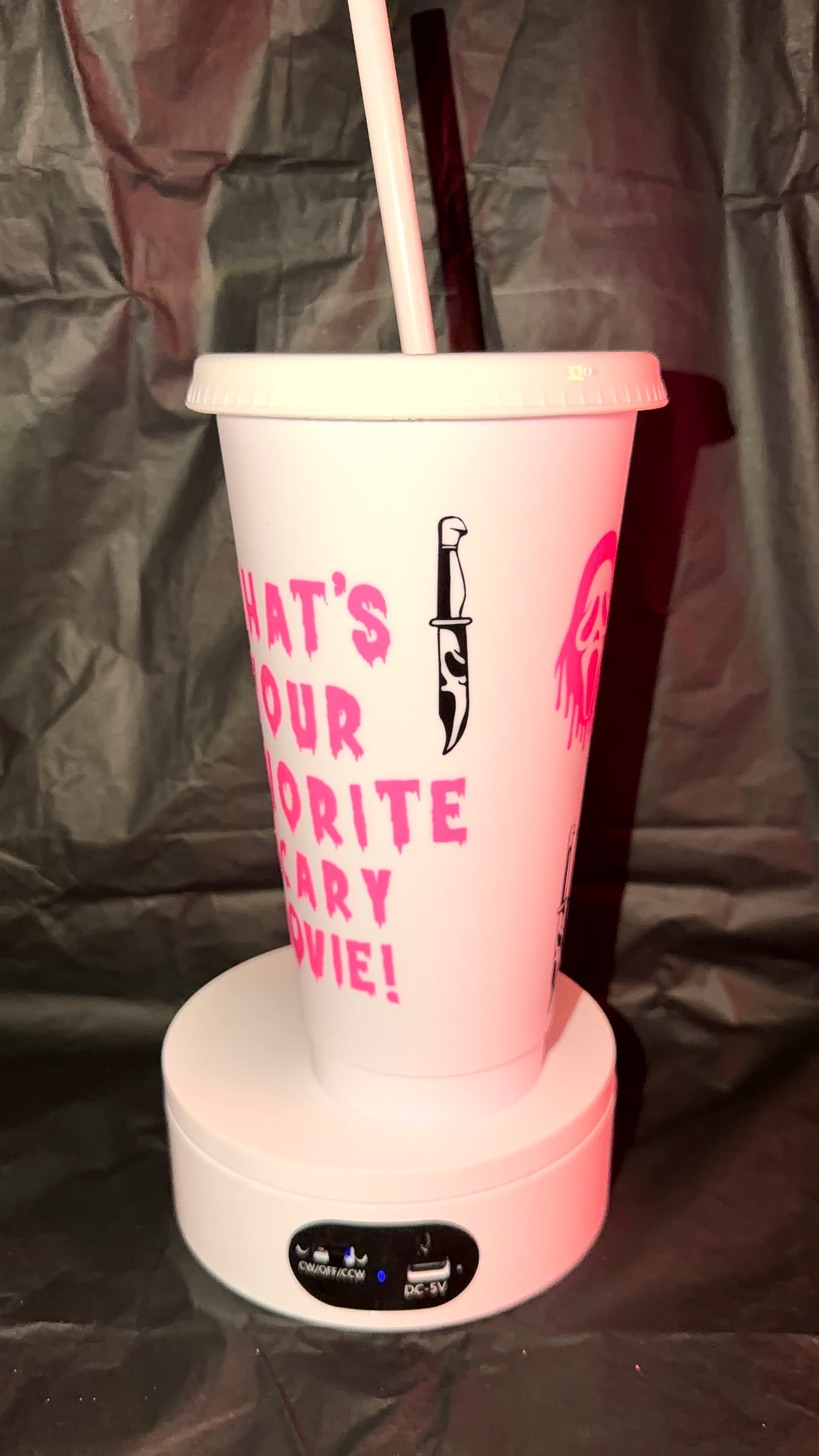 Scream Vinyl Cold Cup 24oz