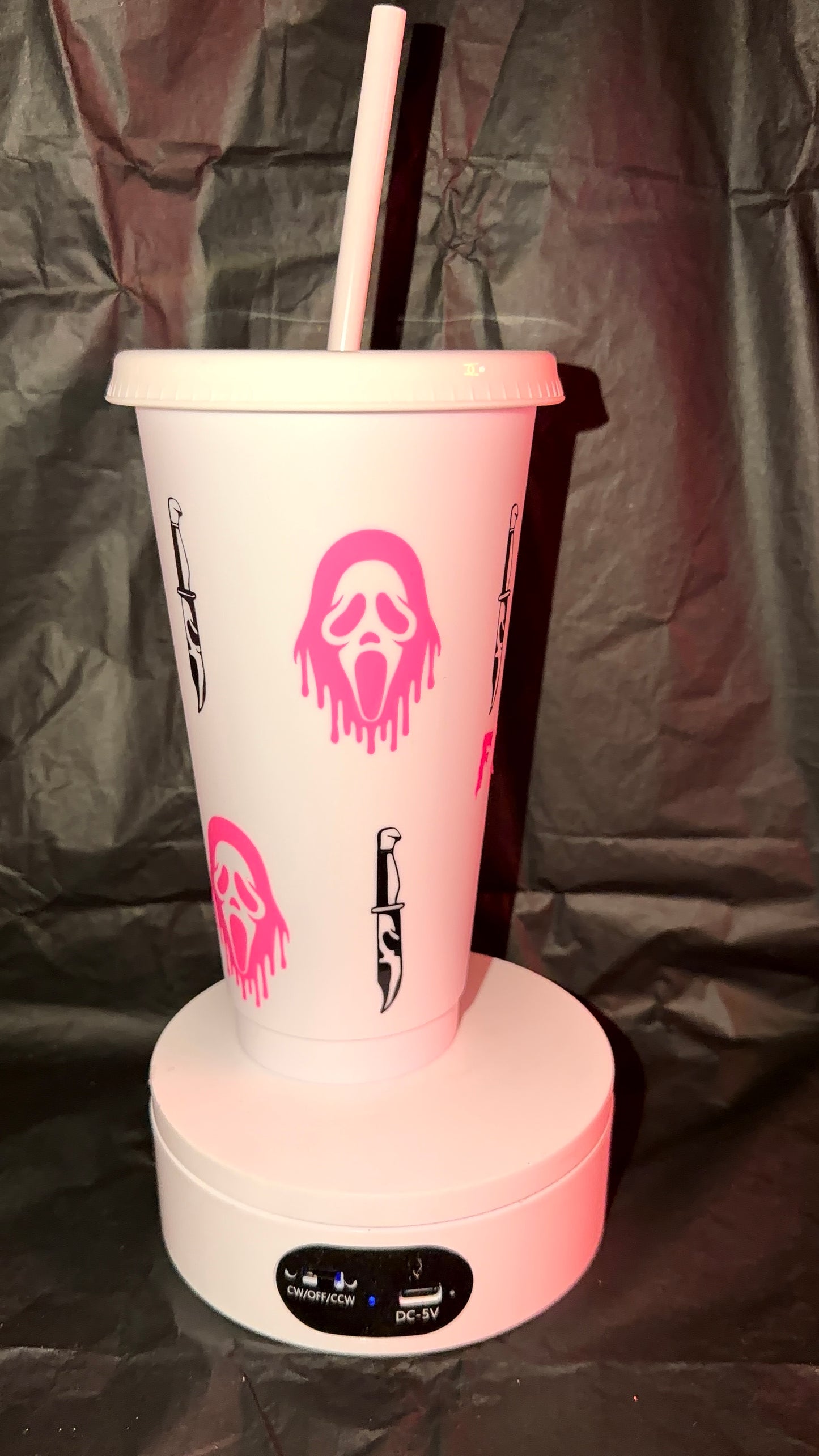 Scream Vinyl Cold Cup 24oz