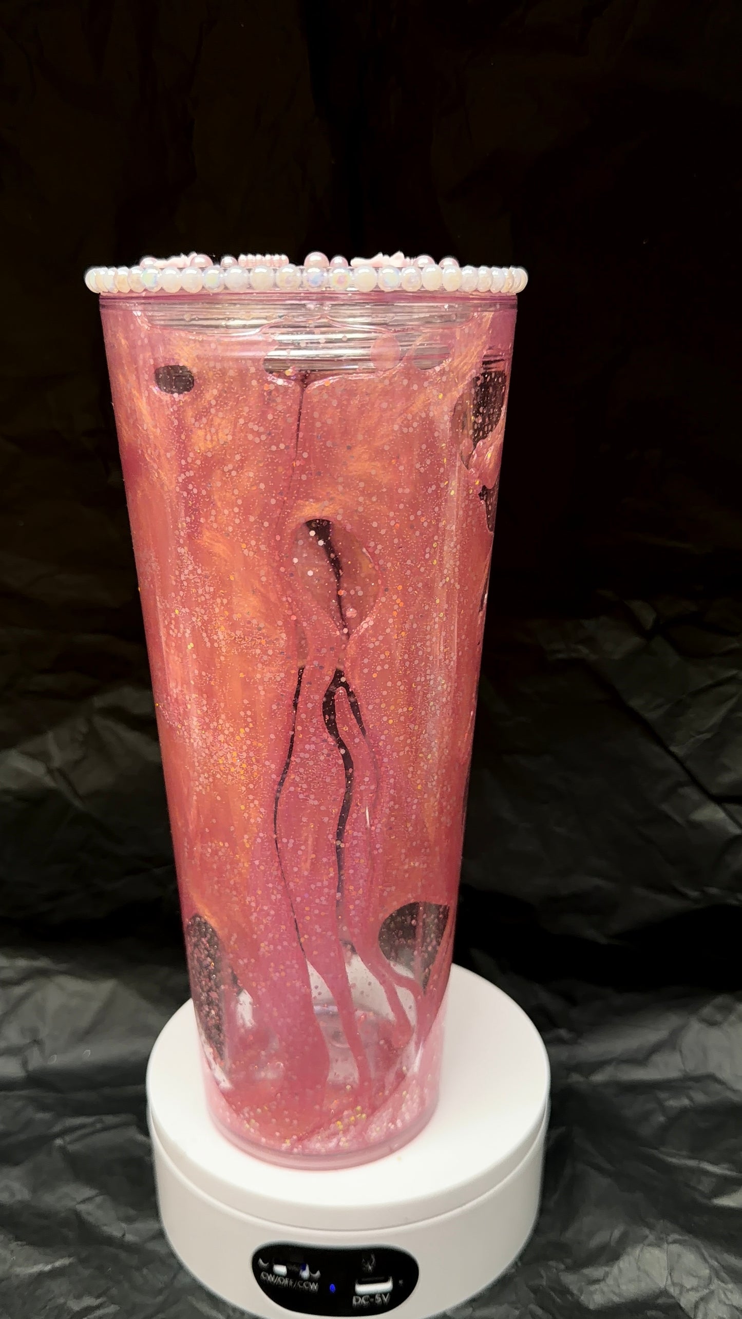 Pink Sparkly 24Oz Lava Tumbler
