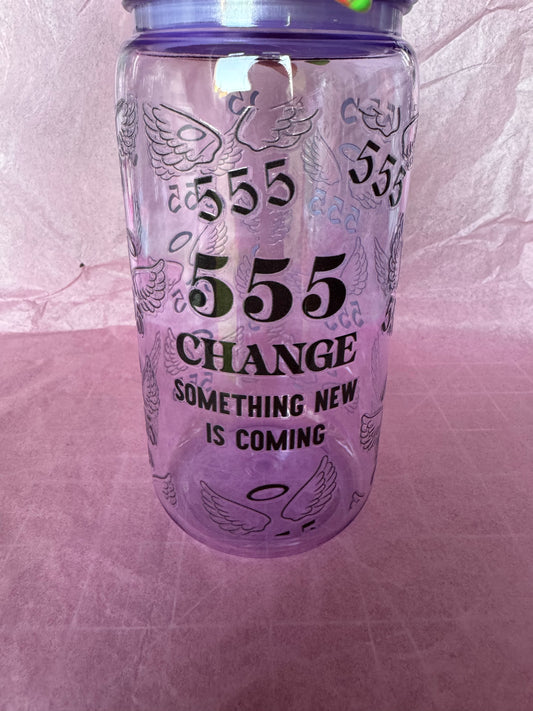 555 Angel Number 16oz Tumbler