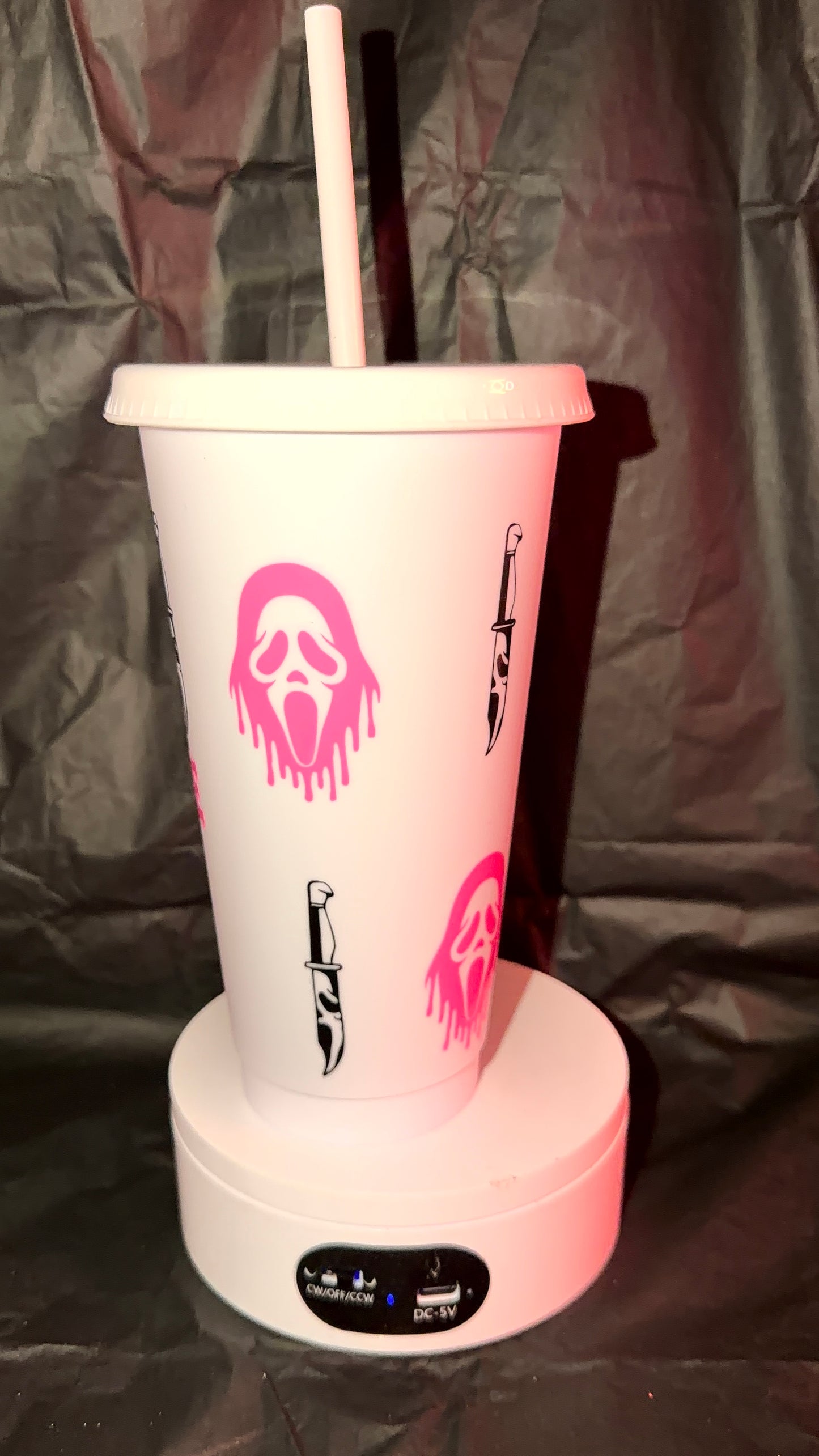 Scream Vinyl Cold Cup 24oz